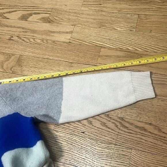 PROENZA SCHOULER COLORBLOCK 100% CASHMERE‎ SWEATER SIZE S - Picture 8 of 9